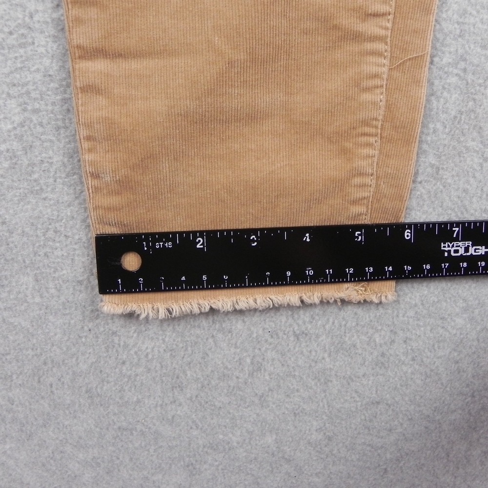 Talbots Jeans Womens 0 Slim Ankle Frayed Hem Flawless Five-Pocket Corduroy Pants - Picture 10 of 12